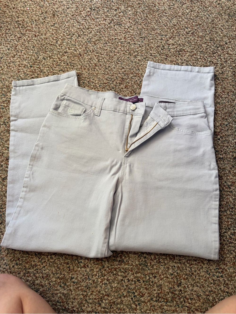 Gloria Vanderbilt Amanda Gray Straight-Leg Jeans